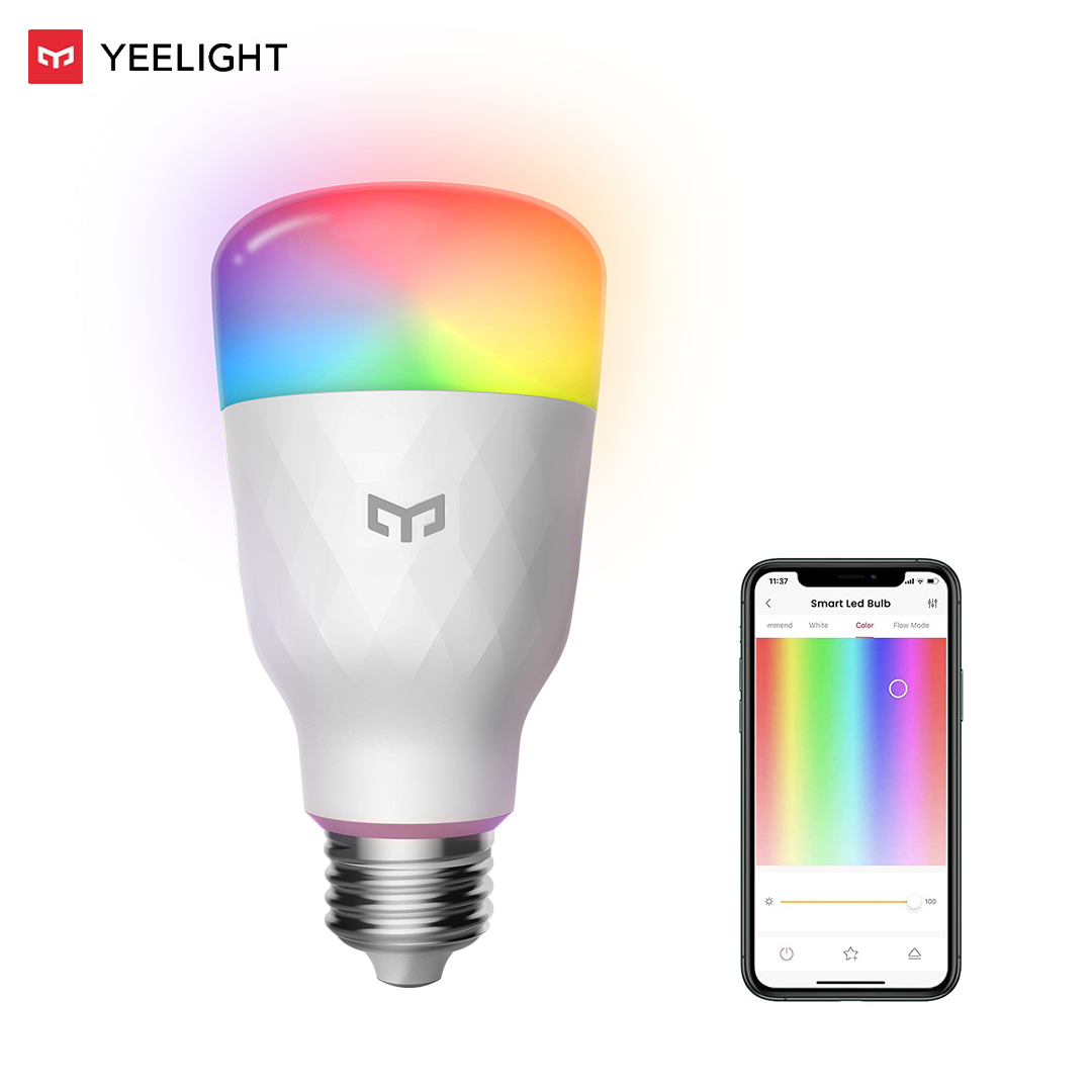 Yeelight Light Smart Bulb - Yeelight-インテリジェントLED電球w3色,ylp005,ワイヤレス,Bluetooth,wifi,制御,rgbw,ライト,ハブは不要