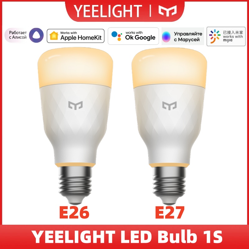 Yeelight Light Smart Bulb - Yeelight LED電球 1S E26/E27 暖色光 調光可能