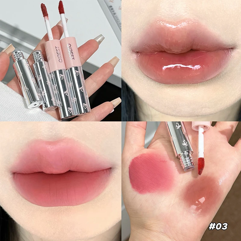 QIBEST ダブルエンドリップグレイズ 長持ちセクシーレッ - Lip Tint Korean のレビューと価格