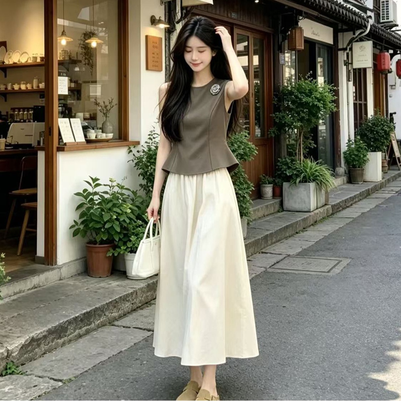 2026年夏 ジェントルフラワー ウエストシンチング ベスト - Korean Lifestyle のレビューと価格