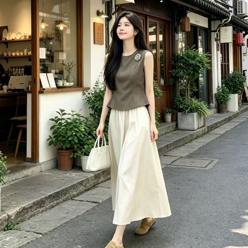 2026年夏 ジェントルフラワー ウエストシンチング ベスト - Korean Lifestyle のレビューと価格