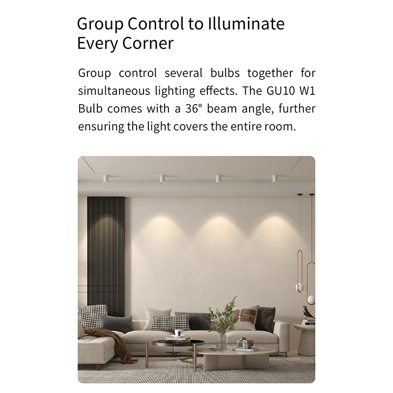 Yeelight GU10 W1 WiFiスマートLED電球 - Yeelight Light Smart Bulb のレビューと価格