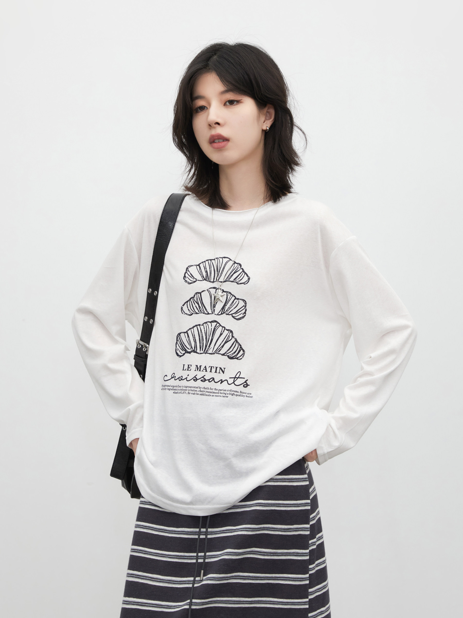 CHIC VEN 韓国女性セットカジュアル O ネックプリン - Korean Lifestyle のレビューと価格