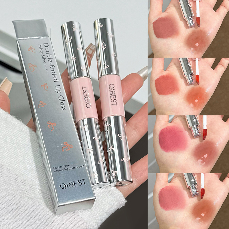 QIBEST ダブルヘッドマットベルベットリキッドリップステ - Lip Tint Korean のレビューと価格