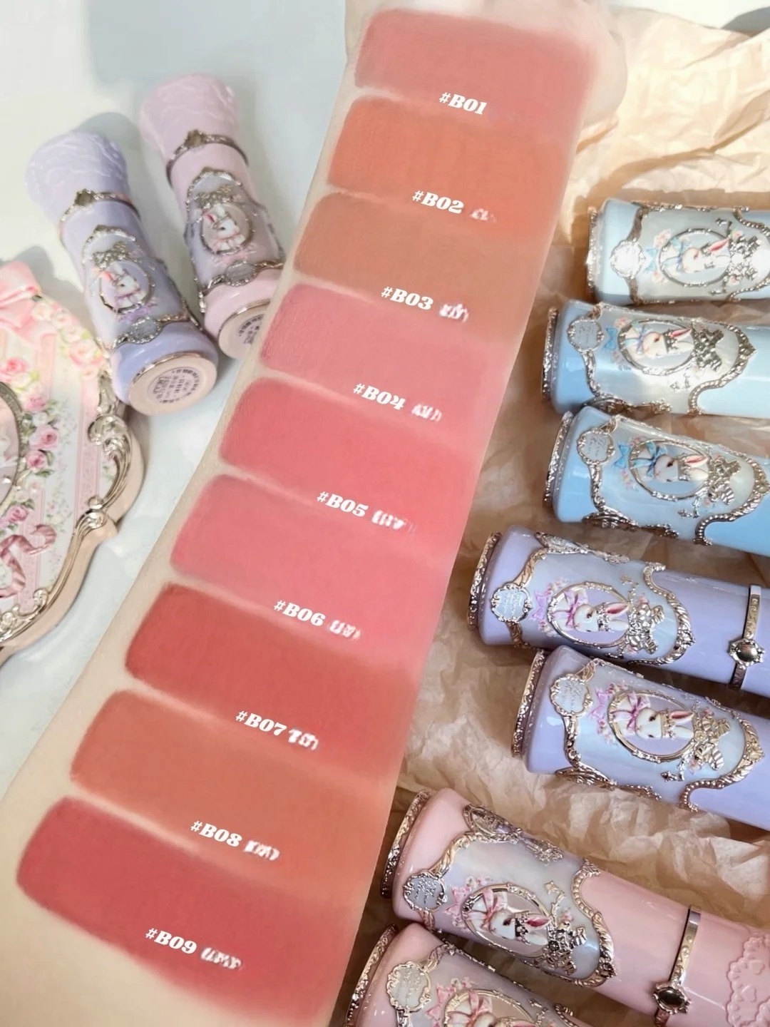 フラワーノウズ メイクアップ バニーガーデンコレクション ク - Lip Tint Korean のレビューと価格
